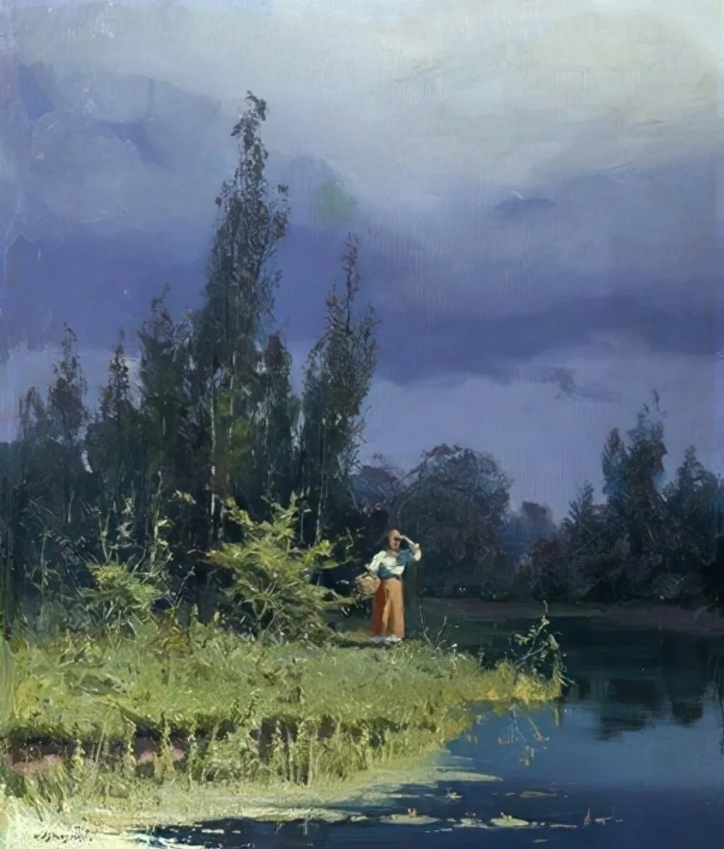 «Перед грозой», не позднее 1887 г.