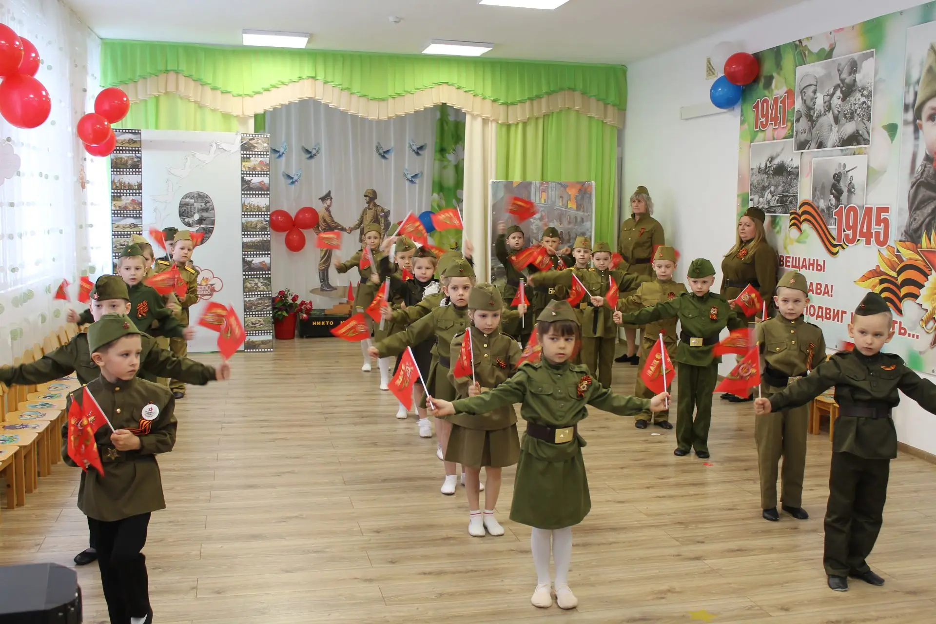 Праздник Победы в нашем детском саду! Сегодня в нашем детском саду прошёл особенный пра...
