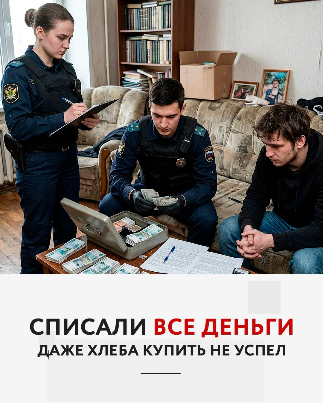 Приставы списали ВСЁ за 5 минут 😡   Знакомо?   Зарплата пришла и тут же улетела на арестованный счёт