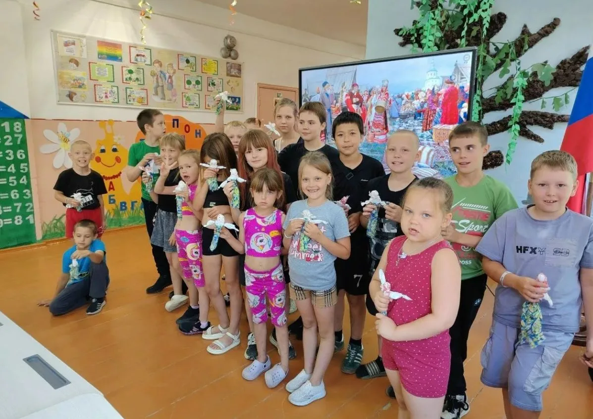 День традиционных ремёсел и орнаментов прошёл в летнем лагере с дневным пребыванием дет...