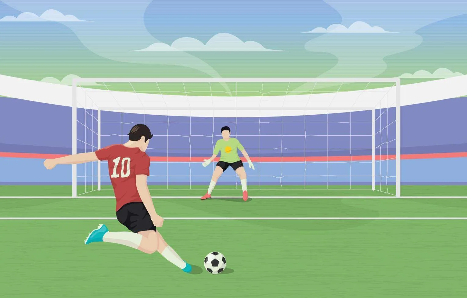 Дуэль один на один: сегодня День футбольного пенальти! ️⚽