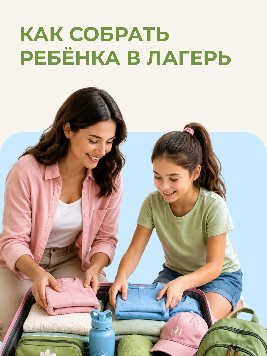 Летние каникулы — время детских лагерей. Чтобы отдых прошёл без стресса, важно заранее продумать всё