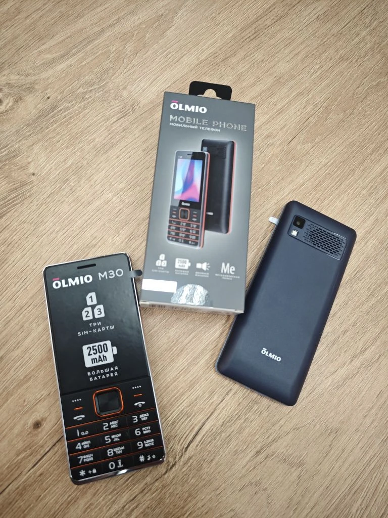 📞 Olmio M30 — телефон, который вас не подведёт!