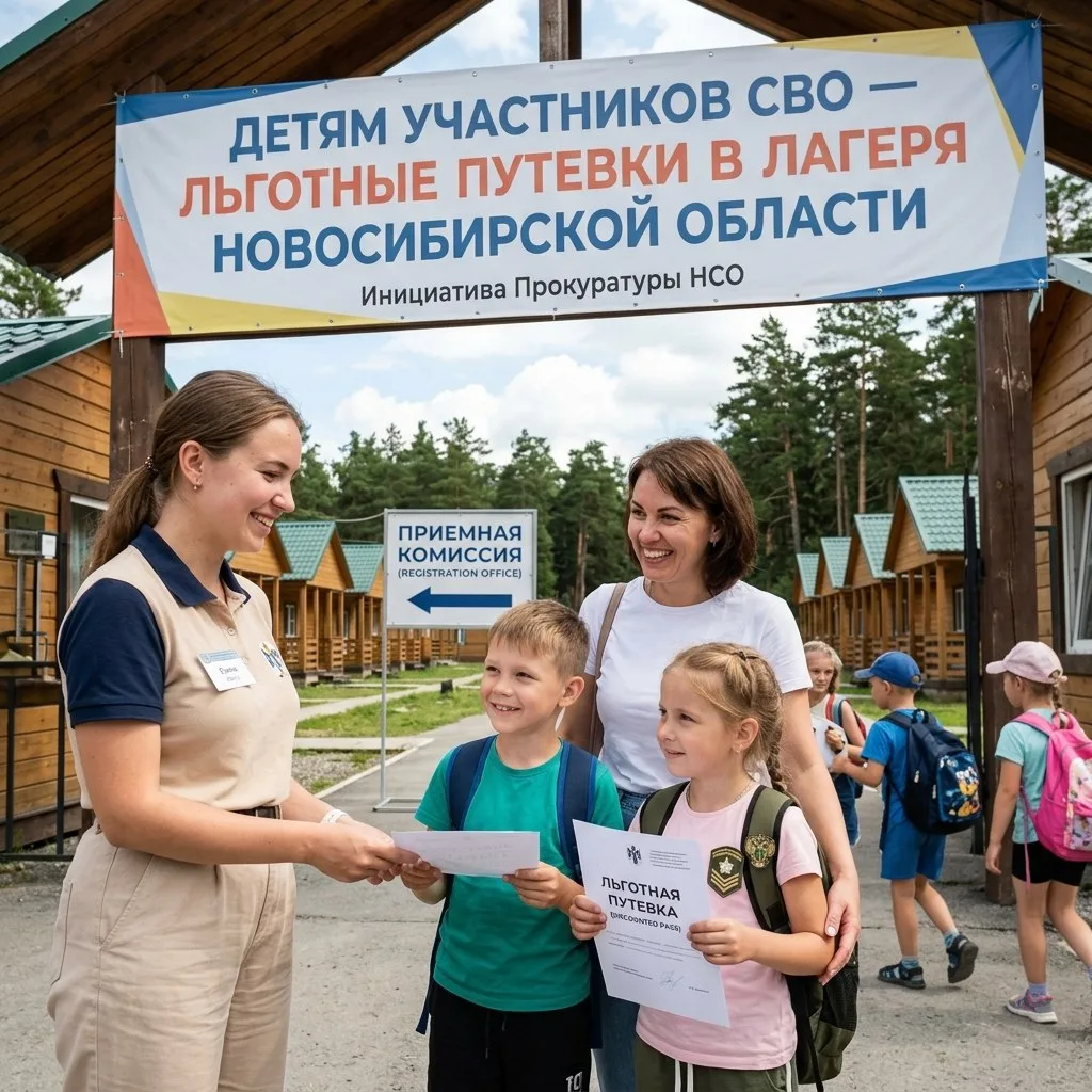 Дети участников СВО смогут получать льготные места в лагеря Новосибирской области

Прокуратура Новос