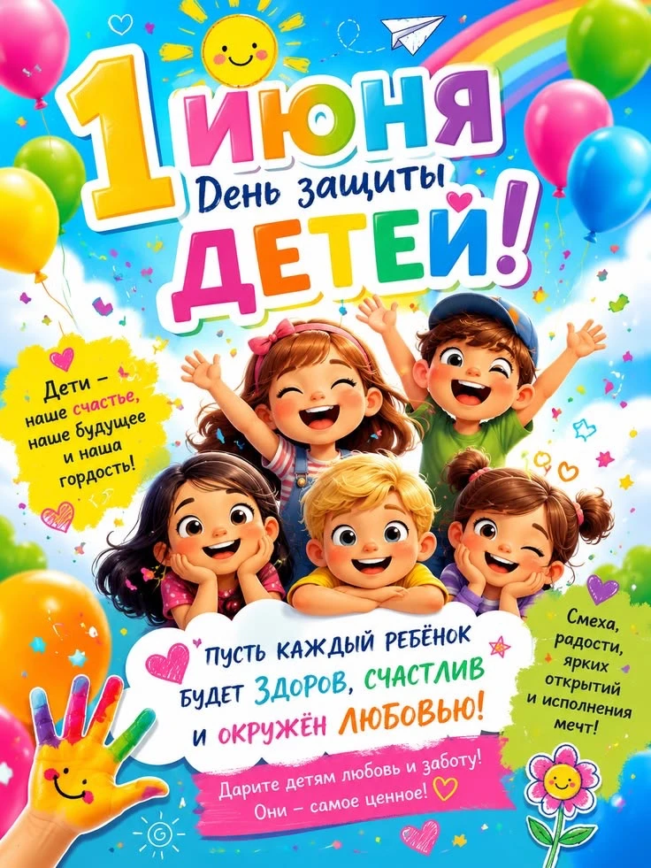 🎈 С ДНЁМ ЗАЩИТЫ ДЕТЕЙ! 🎈🌈
