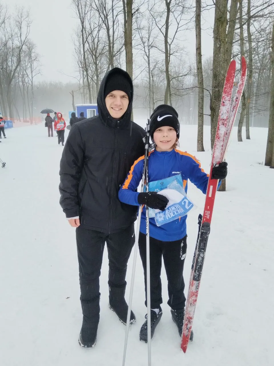 ⛷️Лыжня России-2026: наши ребята зажигают на трассе! 🌟  Сегодня состоялось яркое событие – гонка «Лы