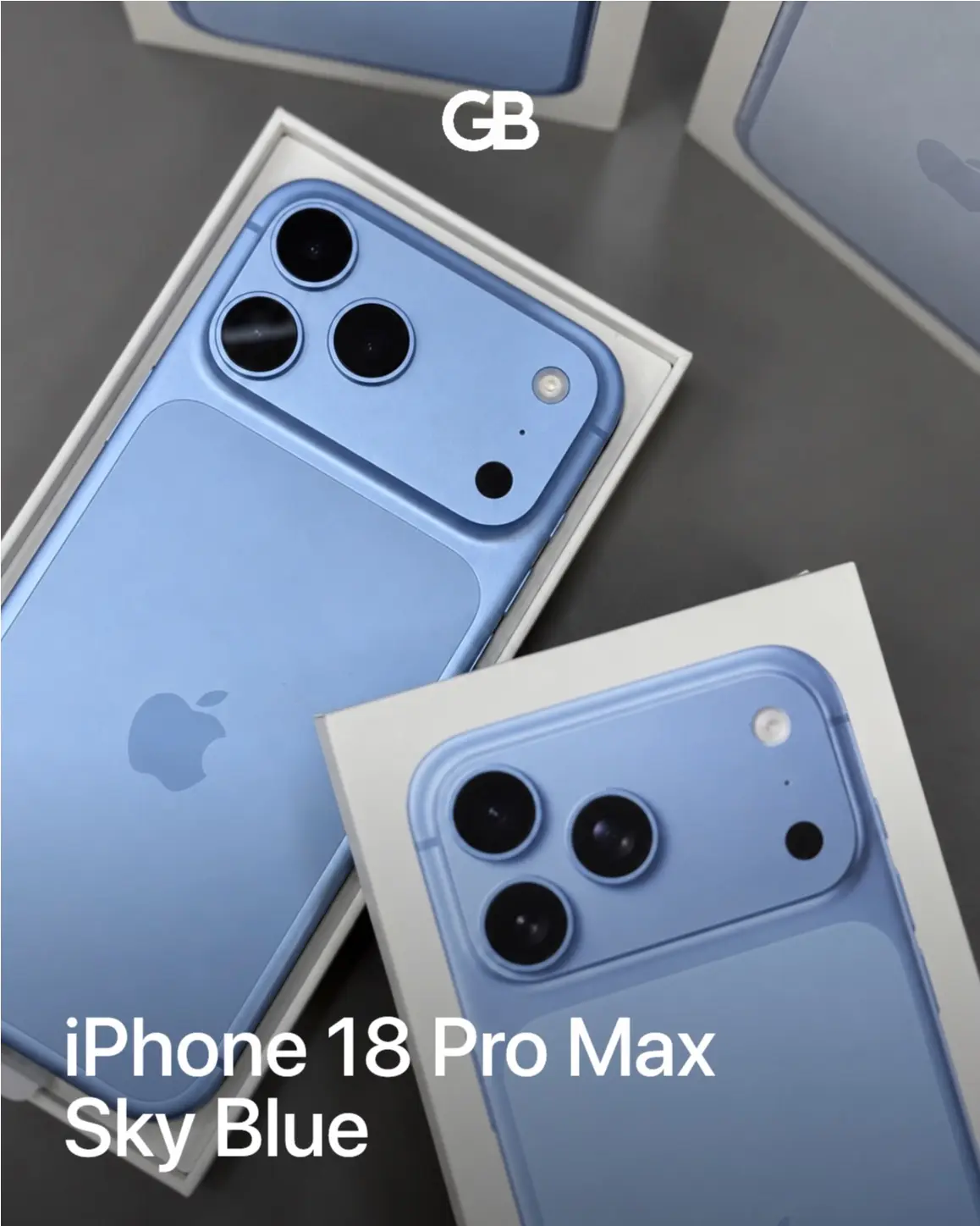 iPhone 18 Pro Max Sky Blue 😍
