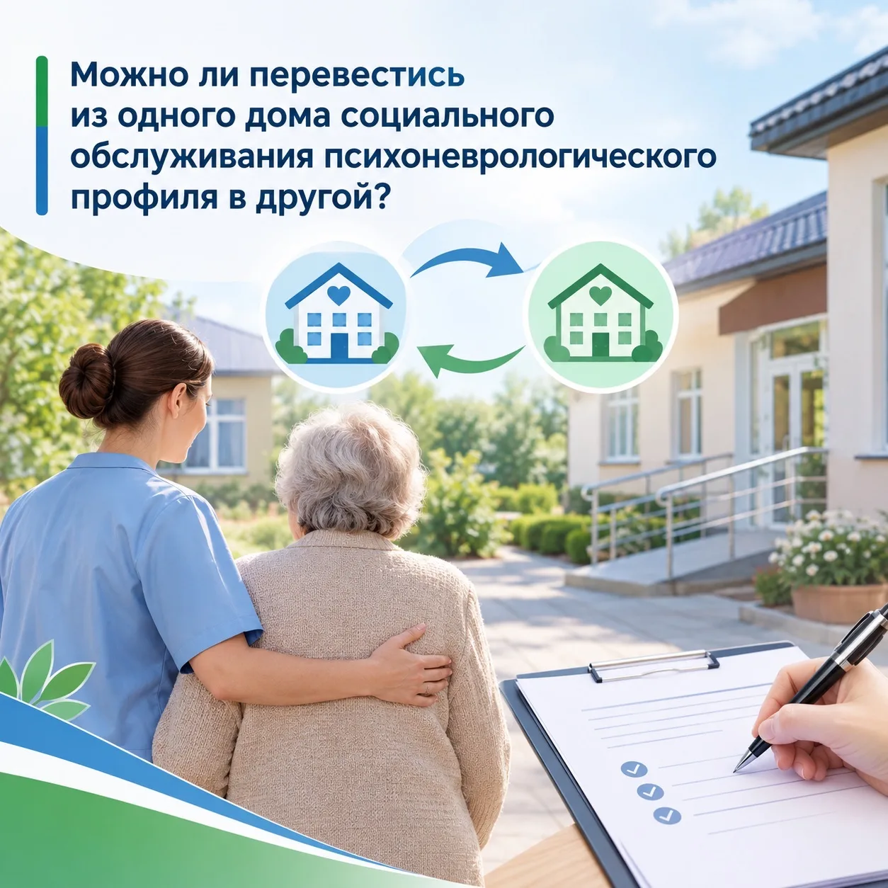 Можно ли перевестись из одного дома социального обслуживания психоневрологического проф...
