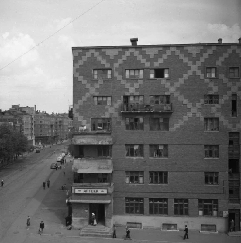 Жилые дома в Пресненском районе, 1952