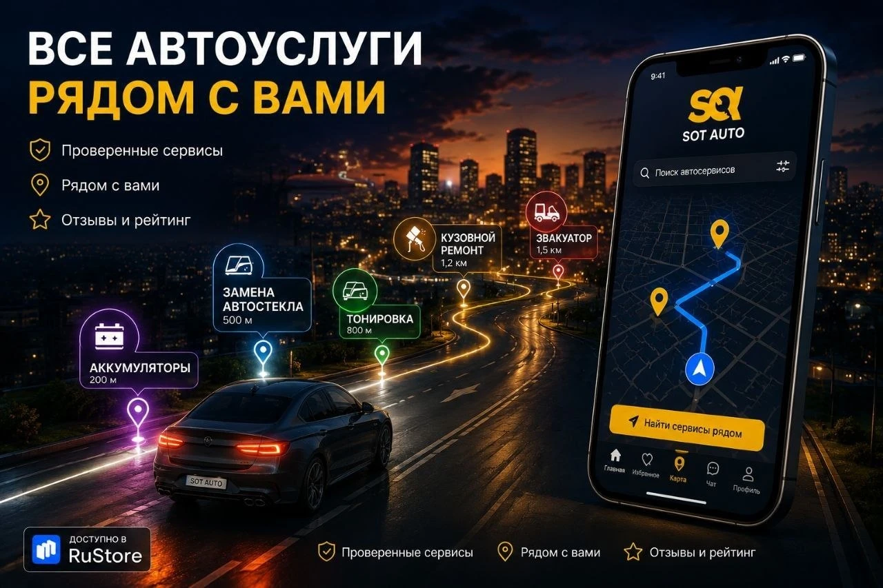 🚗 Все автосервисы ЛНР — теперь в одном приложении!