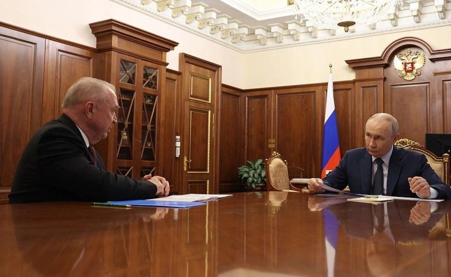 🇷🇺Президент Торгово-промышленной палаты РФ Сергей Катырин 9 июля в Кремле встретился ...