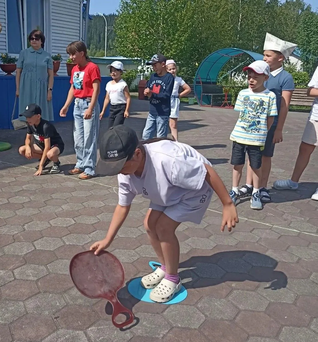 На игровой  площадке  городского парка культуры и отдыха  2⃣ 4⃣   июня  для воспитанник...