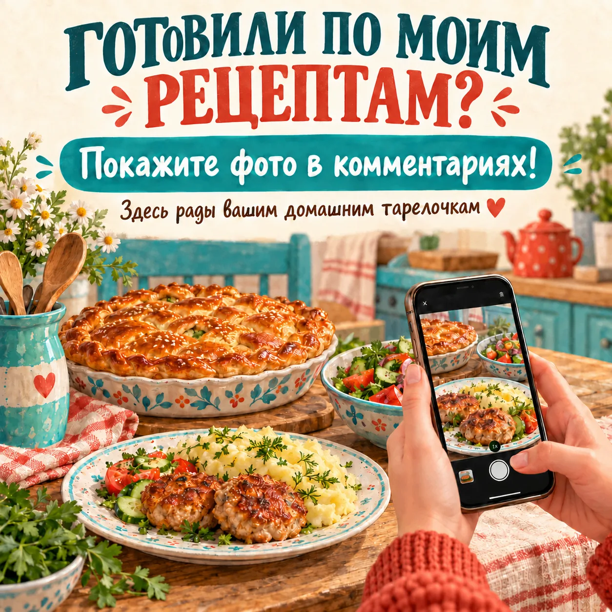 🍳 Давайте знакомиться через наши кухни!