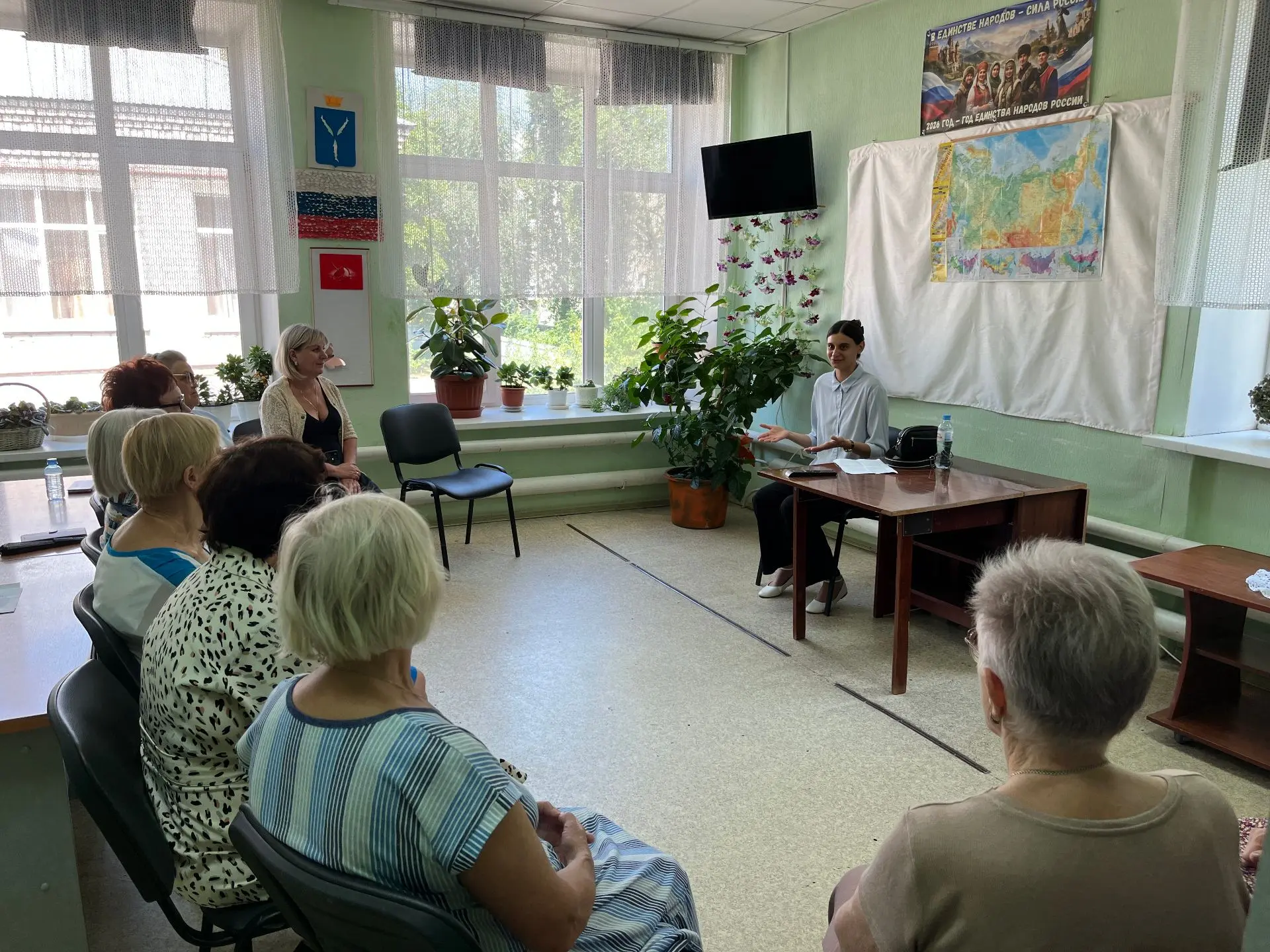 5 августа выступила в отделении дневного пребывания КЦСОН г. Саратова.