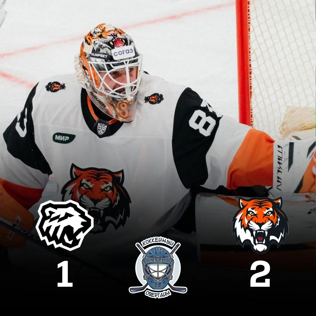 🐅 «Амур» в конце матча обыгрывает  🐻‍❄️ «Трактор»
