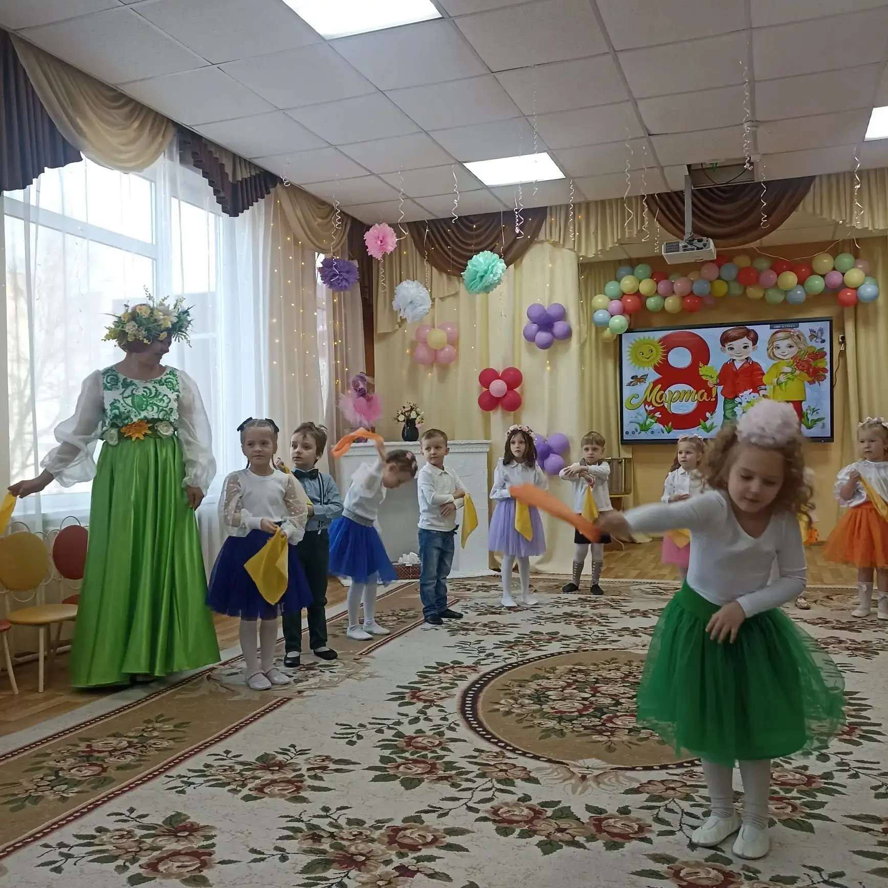 🌸 Утренники в группах "Пчелки" и "Лимпопо": Встречаем Весну! 🌸