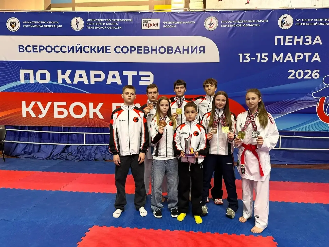 🥋 Спортсмены МКСШОР «Восток» выиграли четыре золотые, одну серебряную и три бронзовые медали всеросс
