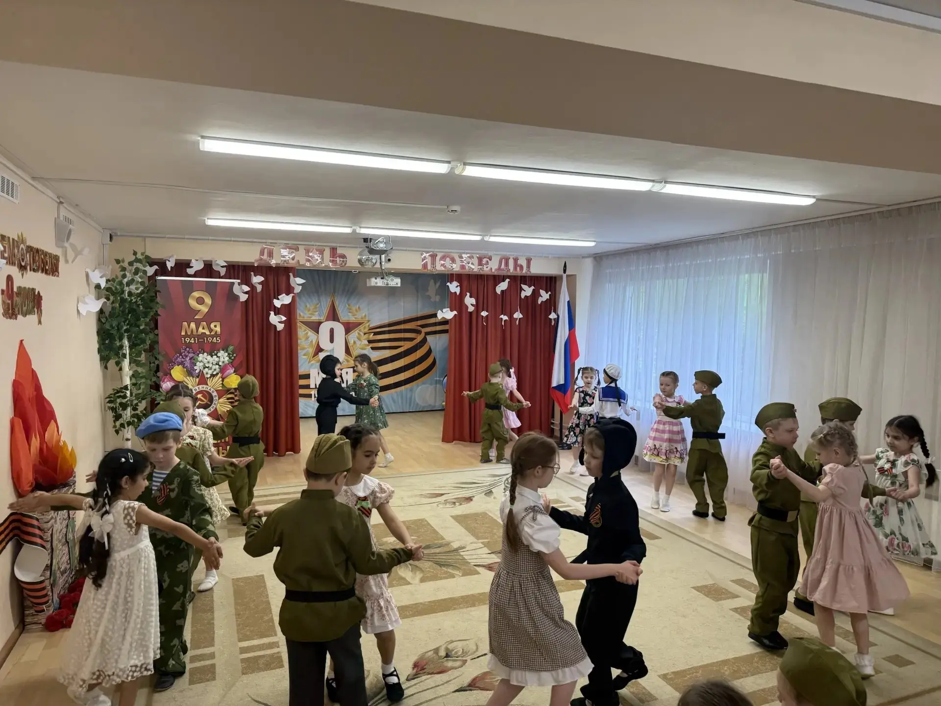 💡 Концерт ко Дню Победы в детском саду "Росток"  🌟 В течение всей недели воспитанники детского сада 