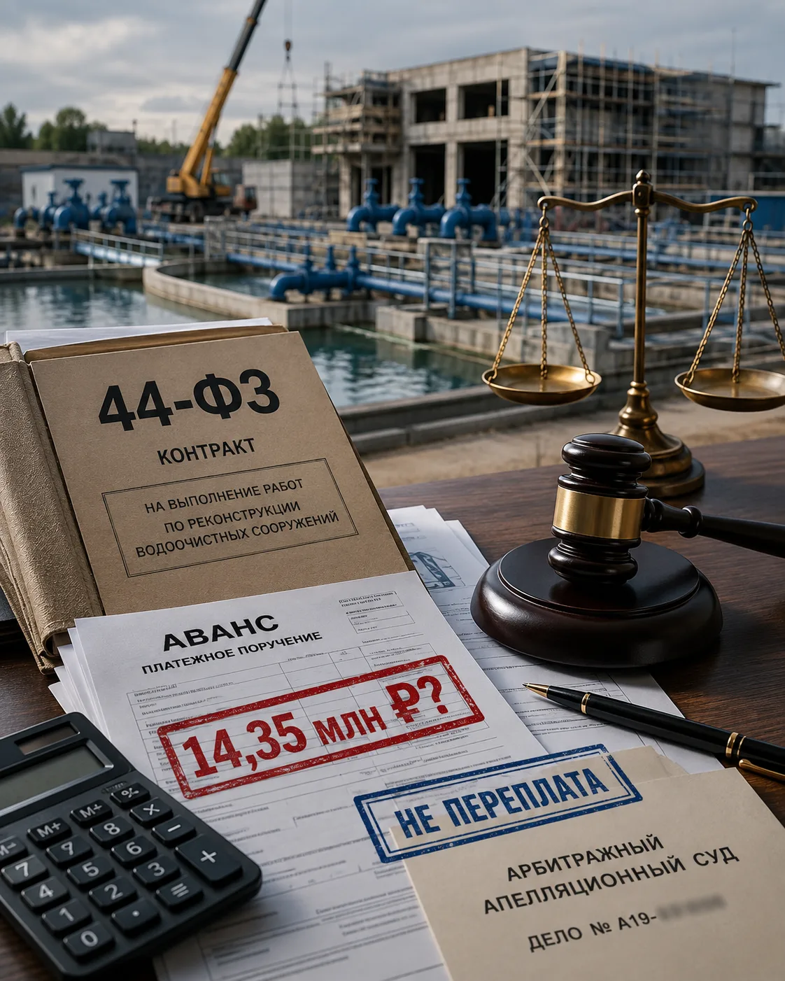 14,35 млн руб. «переплаты» из-за аванса. Апелляция не согласилась с Казначейством