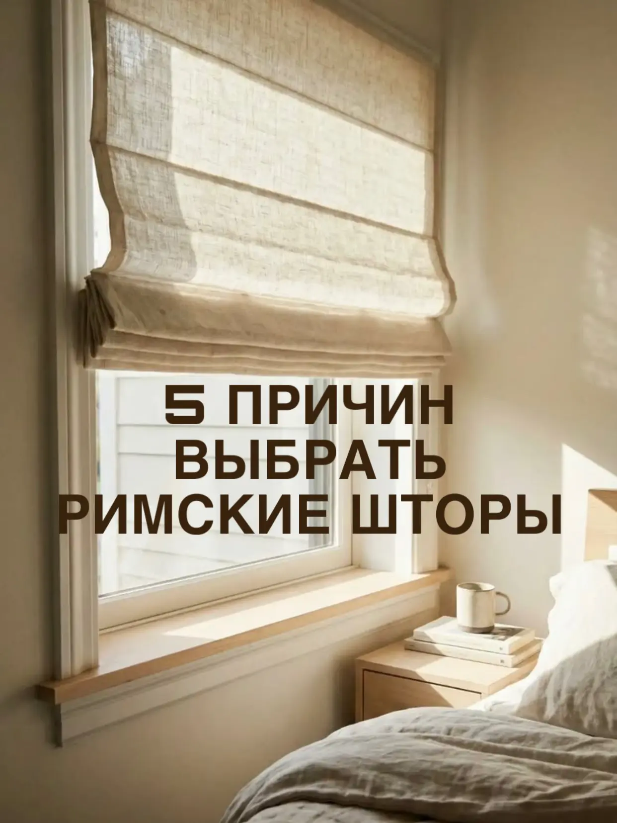 💥5 ПРИЧИН ВЫБРАТЬ РИМСКИЕ ШТОРЫ