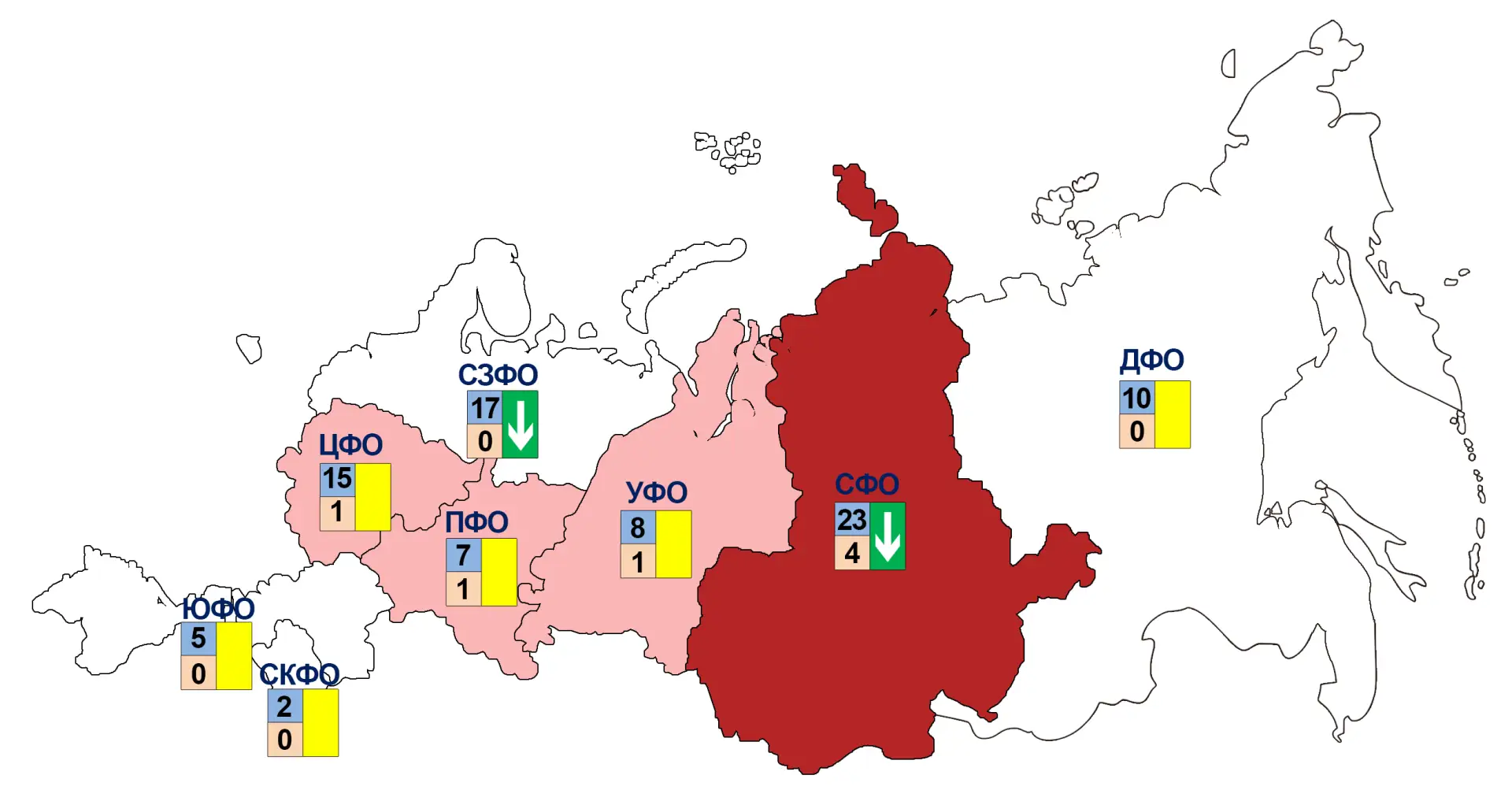 Карта трудовых конфликтов в РФ (35 неделя, 2026 г.)