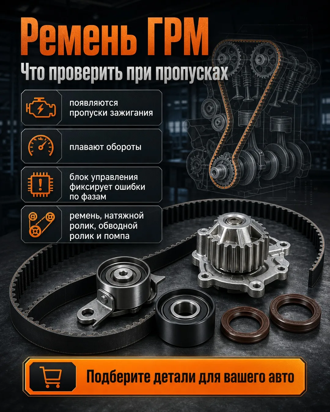 🚗 Двигатель работает ровно, но иногда чуть подёргивается на холостых. Часто винят бенз...