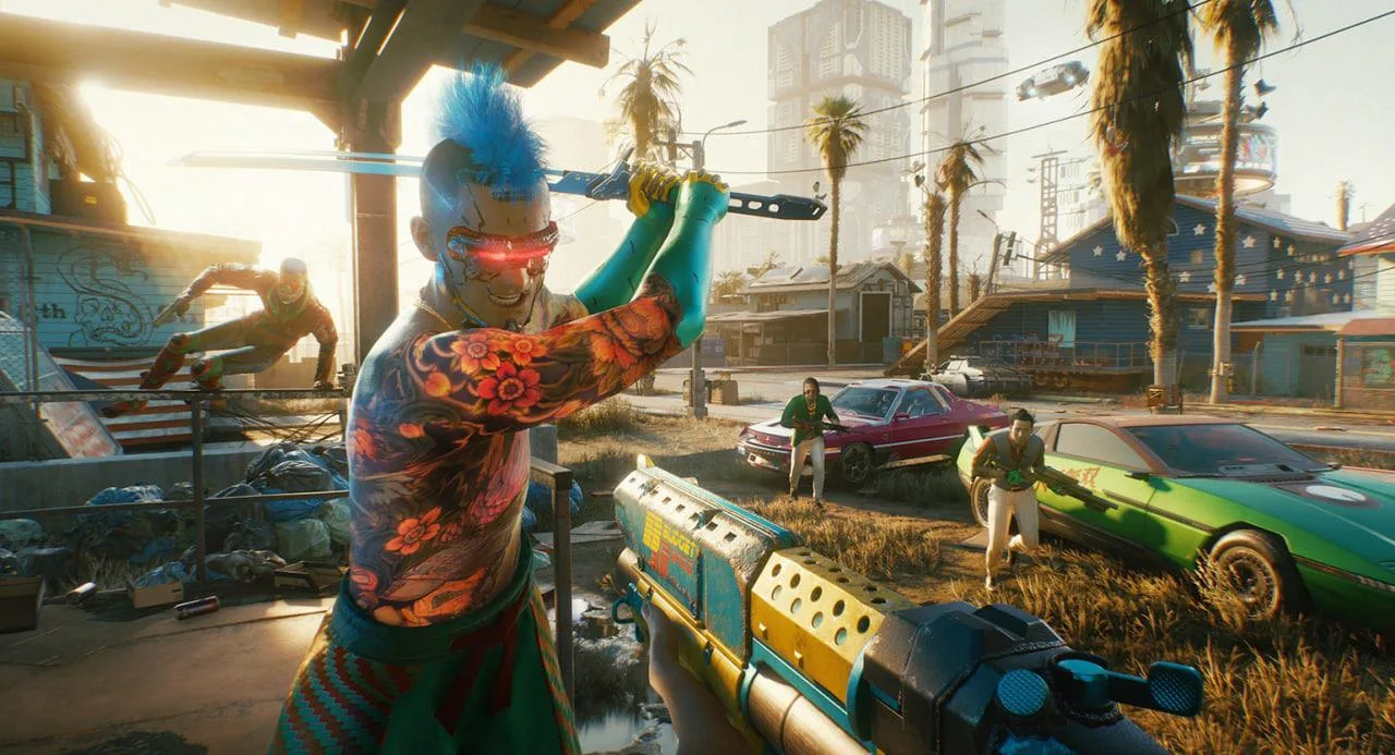 Cyberpunk 2077 обошла Gears of War: E-Day в чарте Steam