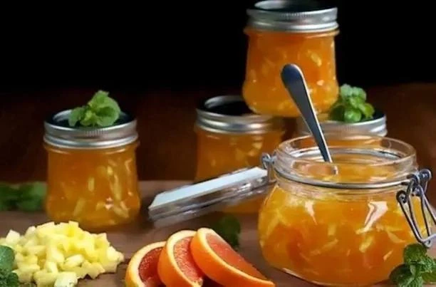 ВАРЕНЬЕ ИЗ РЕВЕНЯ С АПЕЛЬСИНОМ