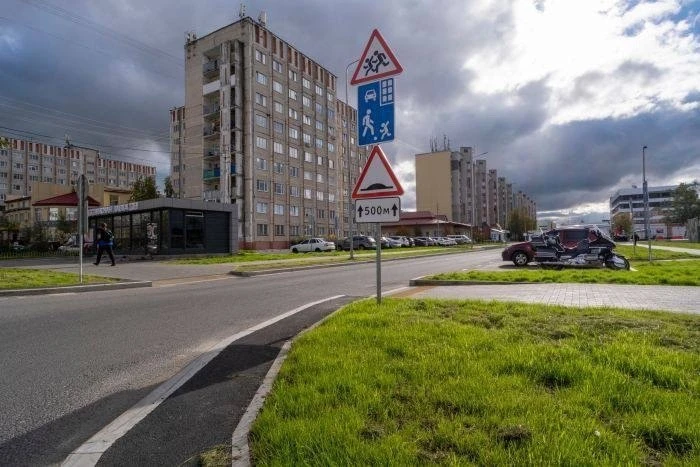 В Сургуте завершили обустройство проезда Мунарева