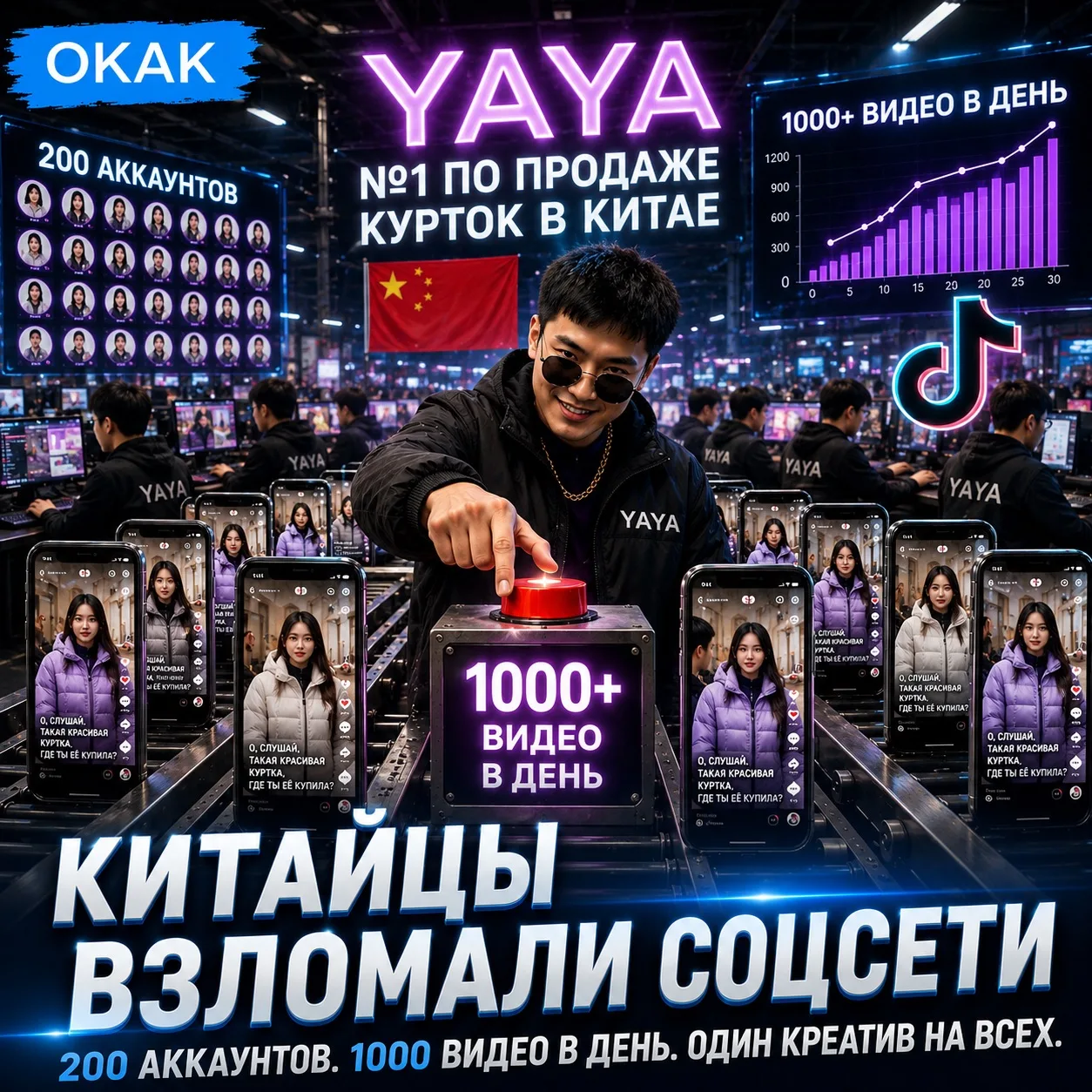🇨🇳💰 Китайцы нашли чит-код для продажи одежды через соцсети.

Бренд Yaya стал одним из лидеров по 