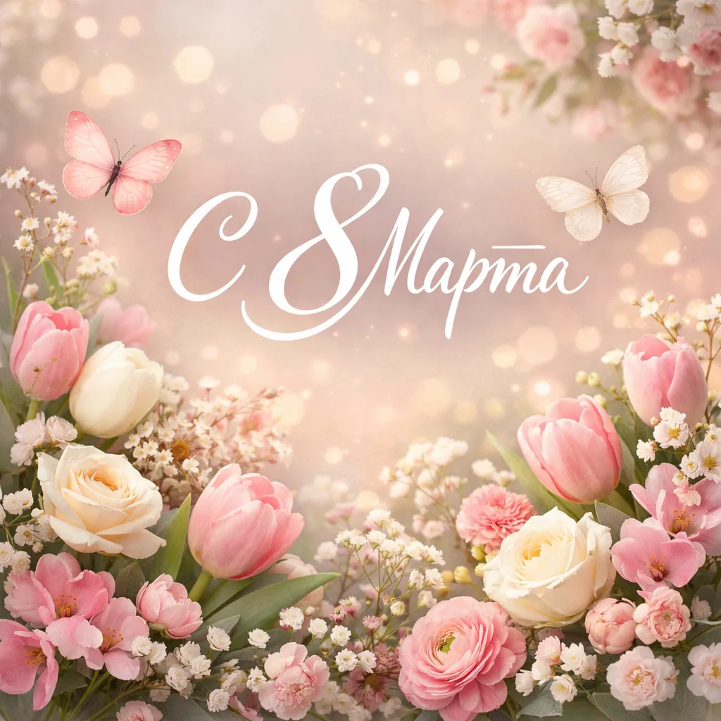 🌷 Дорогие женщины, поздравляю вас с 8 марта!