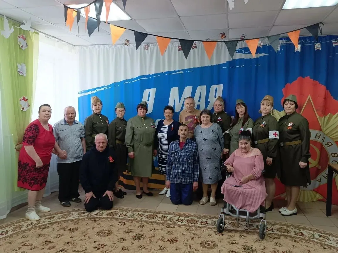 🎉В канун  великого и светлого праздника – Дня Победы сотрудники нашего учреждения с бо...