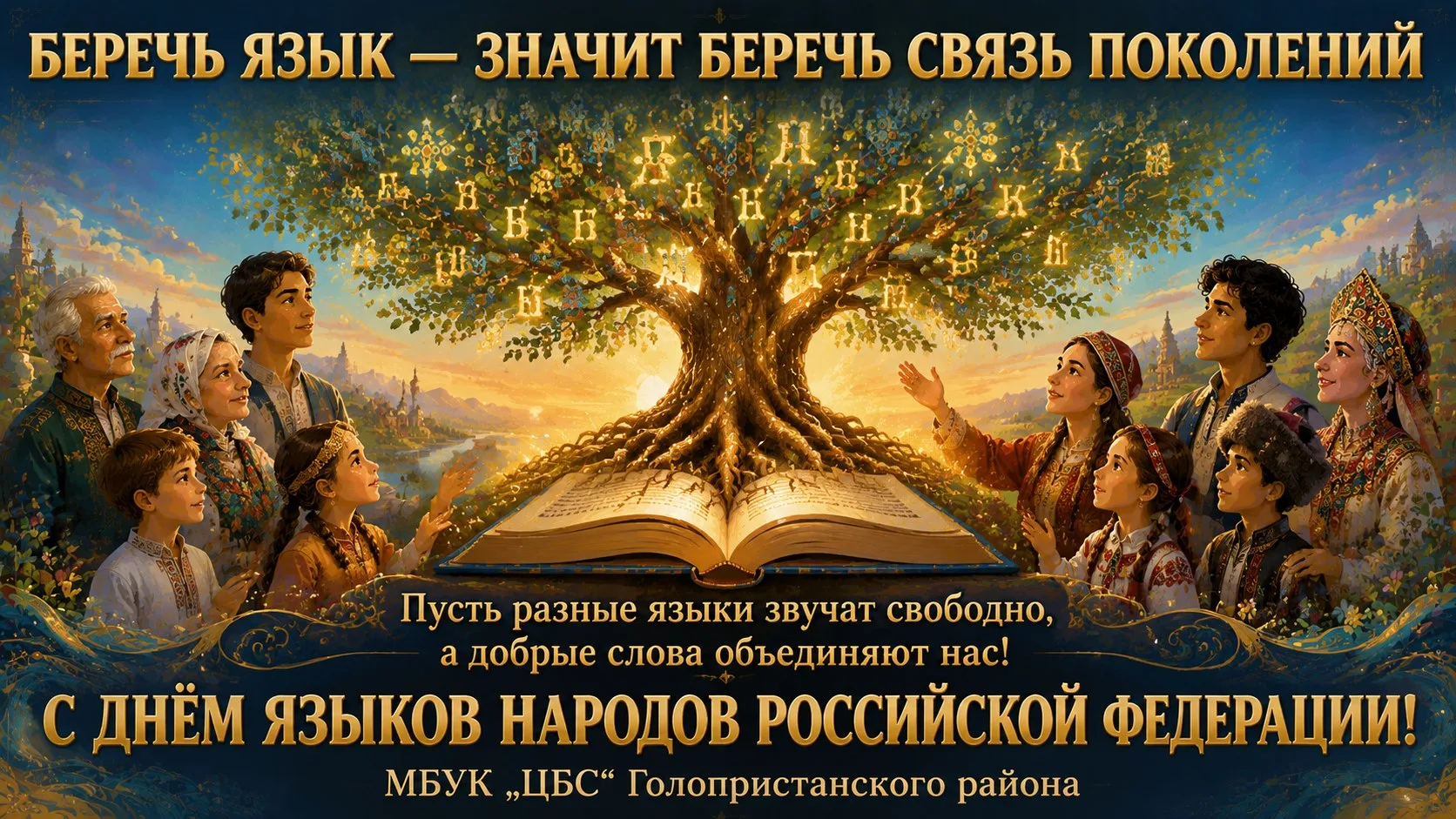 Каждый язык неповторим. Но на любом языке людям близки слова «мир», «дружба», «семья», ...