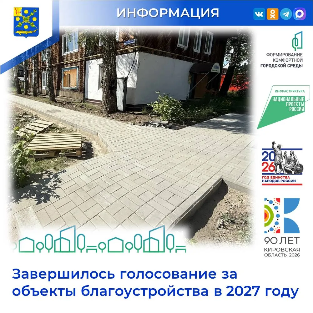 🏁 ГОЛОСА ПОДСЧИТАНЫ: КУРС НА БЛАГОУСТРОЙСТВО-2027 ВЗЯТ!

Завершилось голосование жителей за выбор о