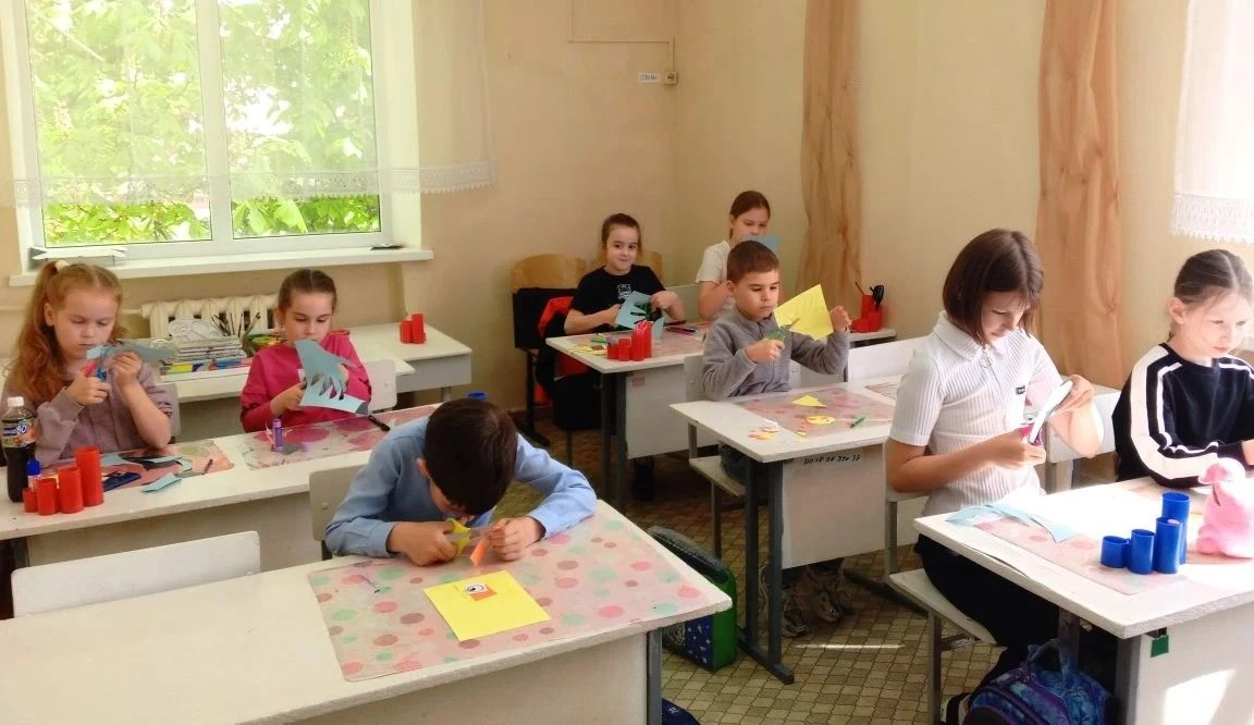 Сегодня на занятии ИЗО было очень весело! Дети (ДООП "Юный художник", педагог - Ясеновс...