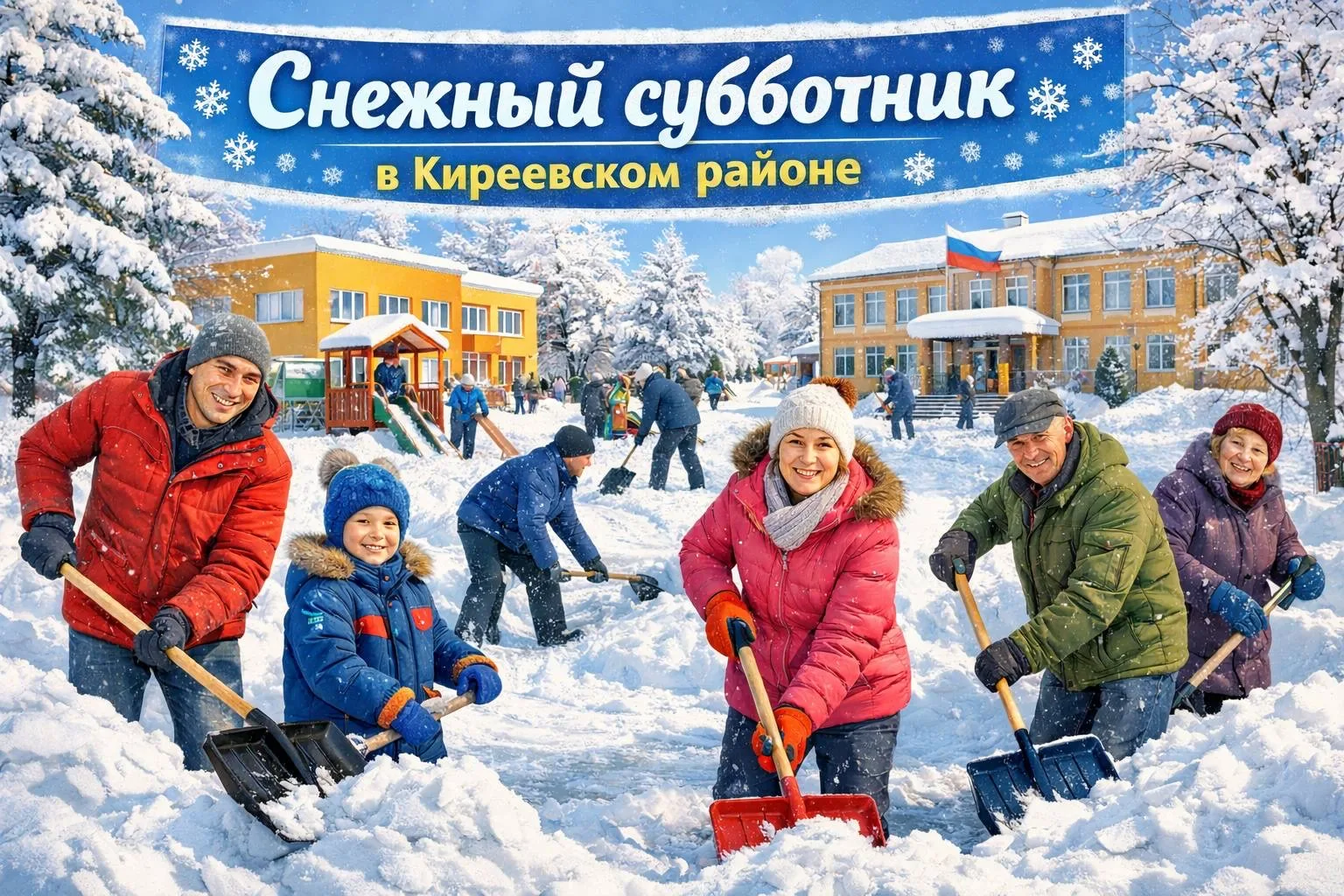 ❄️ Уважаемые жители Киреевского района!