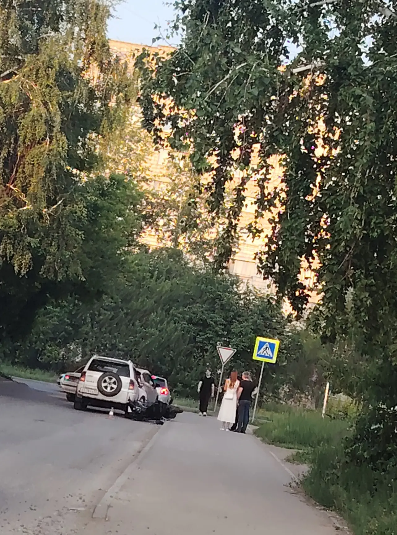 🚨 ДТП с участием мотоцикла произошло возле Кфс.