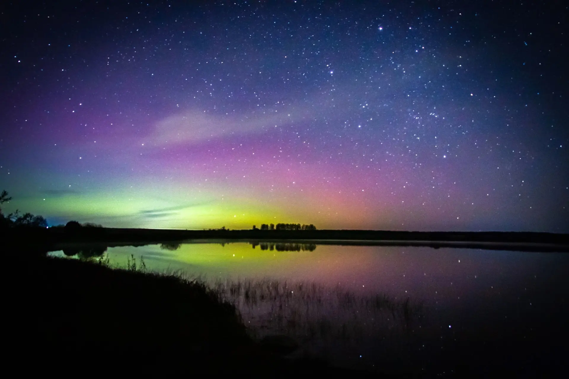 🌌 Полярное сияние над Ивановской областью!
