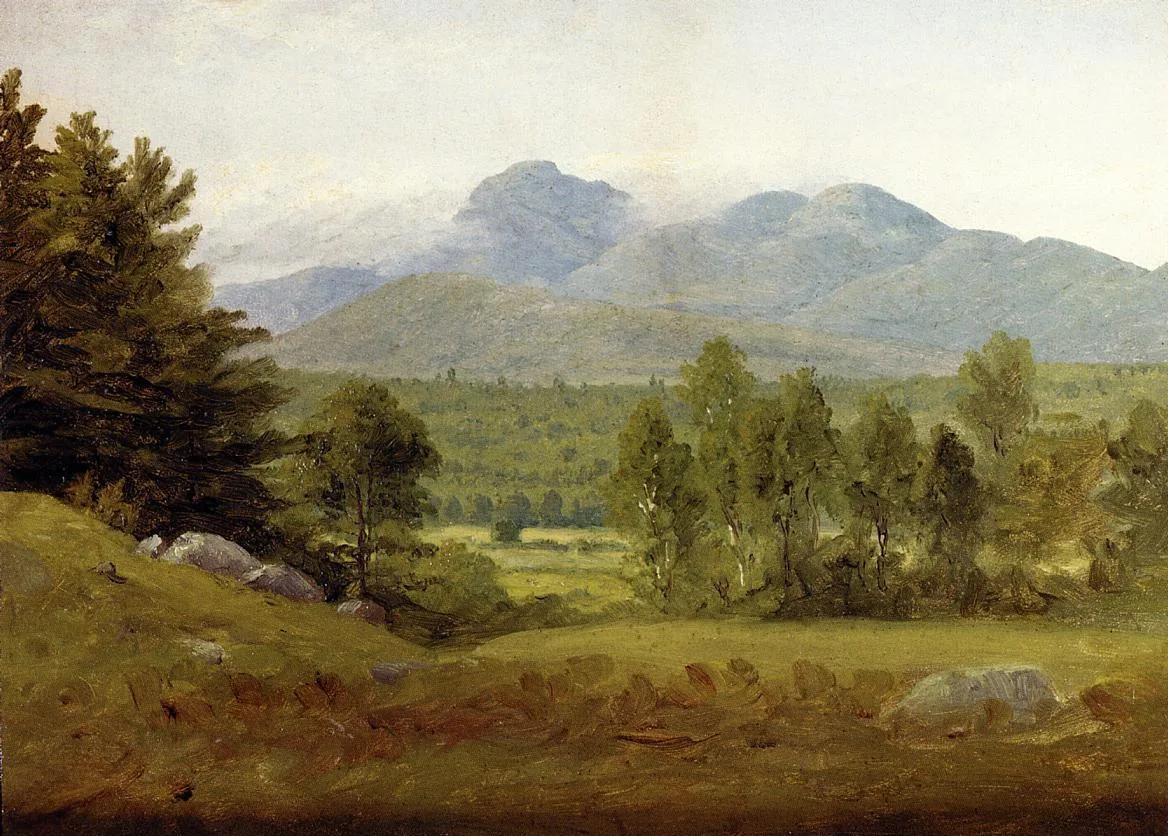 «Эскиз горы Чокоруа, Нью-Гэмпшир» (Sketch of Mount Chocorua, New Hampshire), 1854г.