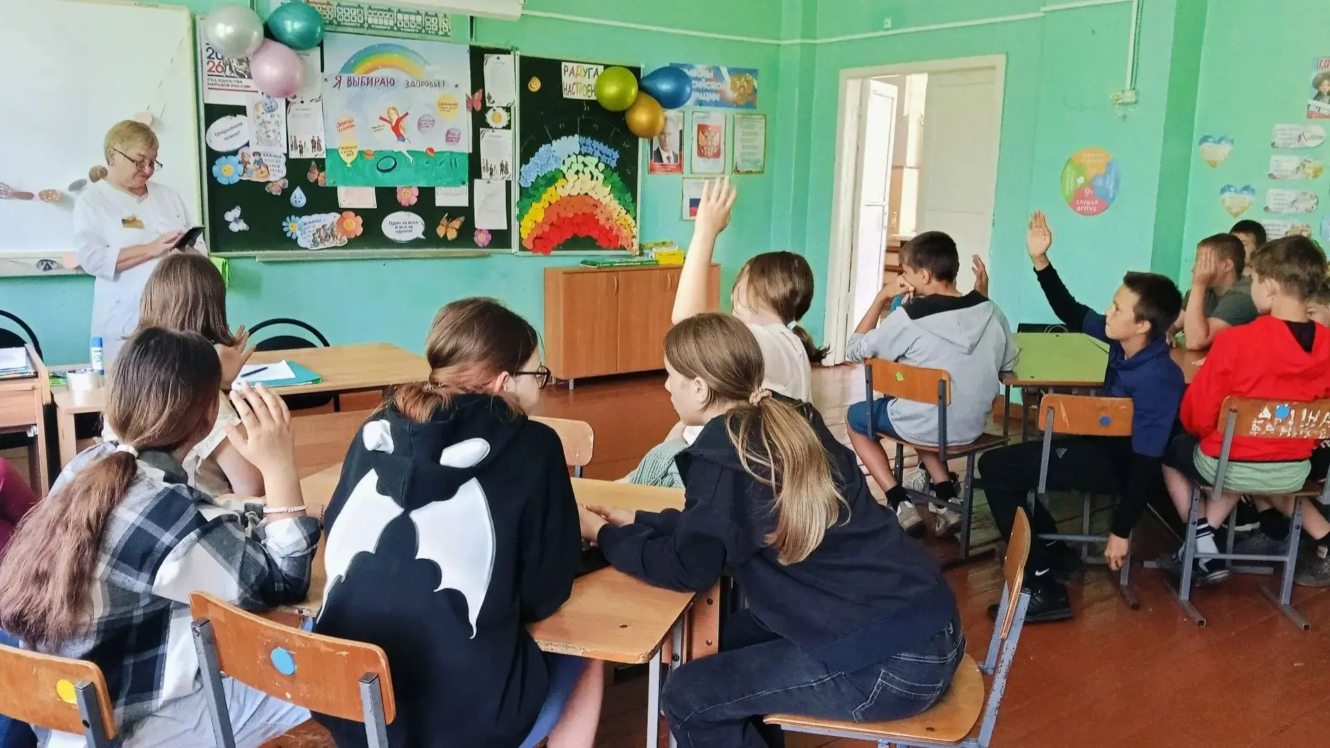 ✏️Ключевая  тема шестнадцатого дня 1 смены пришкольного лагеря «Радуга» -  «Здоровая нация- здоровая