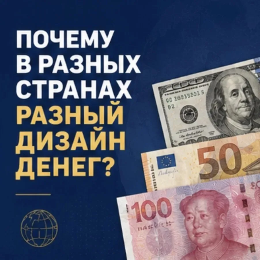 Почему в разных странах разный дизайн денег?
