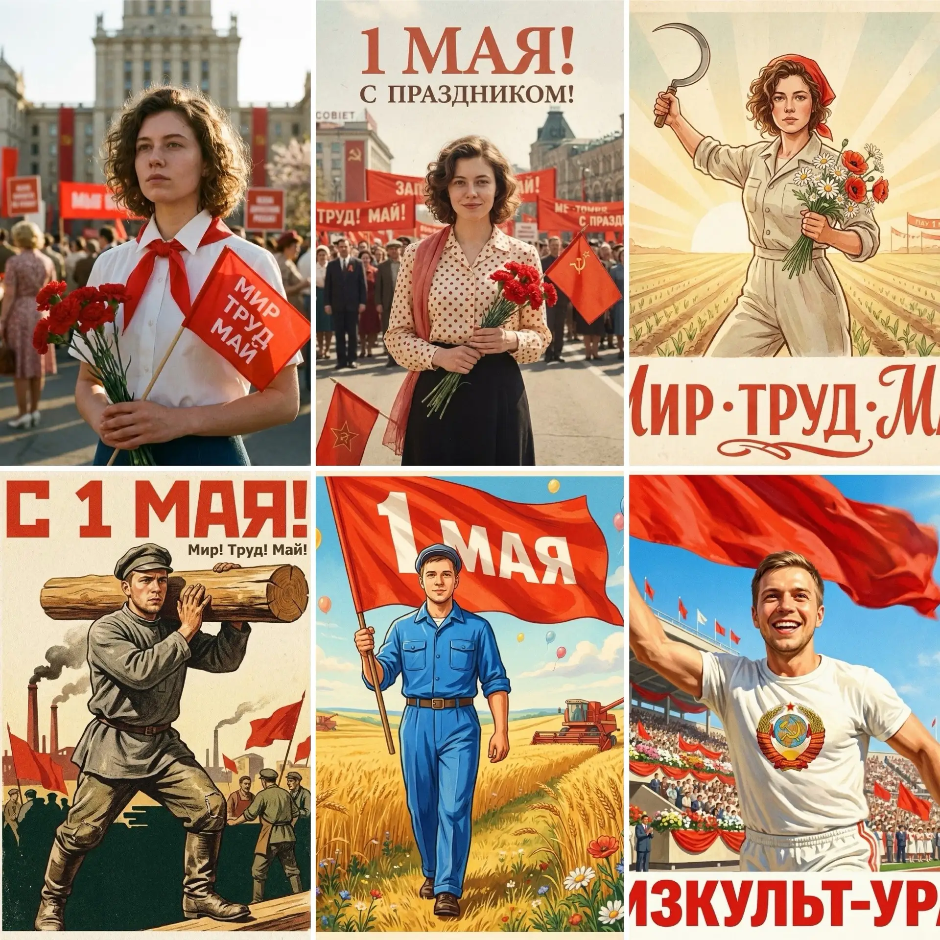 Добавили промты к 1 мая 🎉