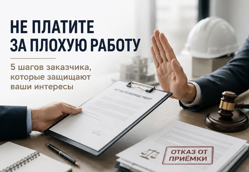 ⚖️ Подрядчик требует оплату, а результат работы вас не устраивает. Можно ли просто не п...