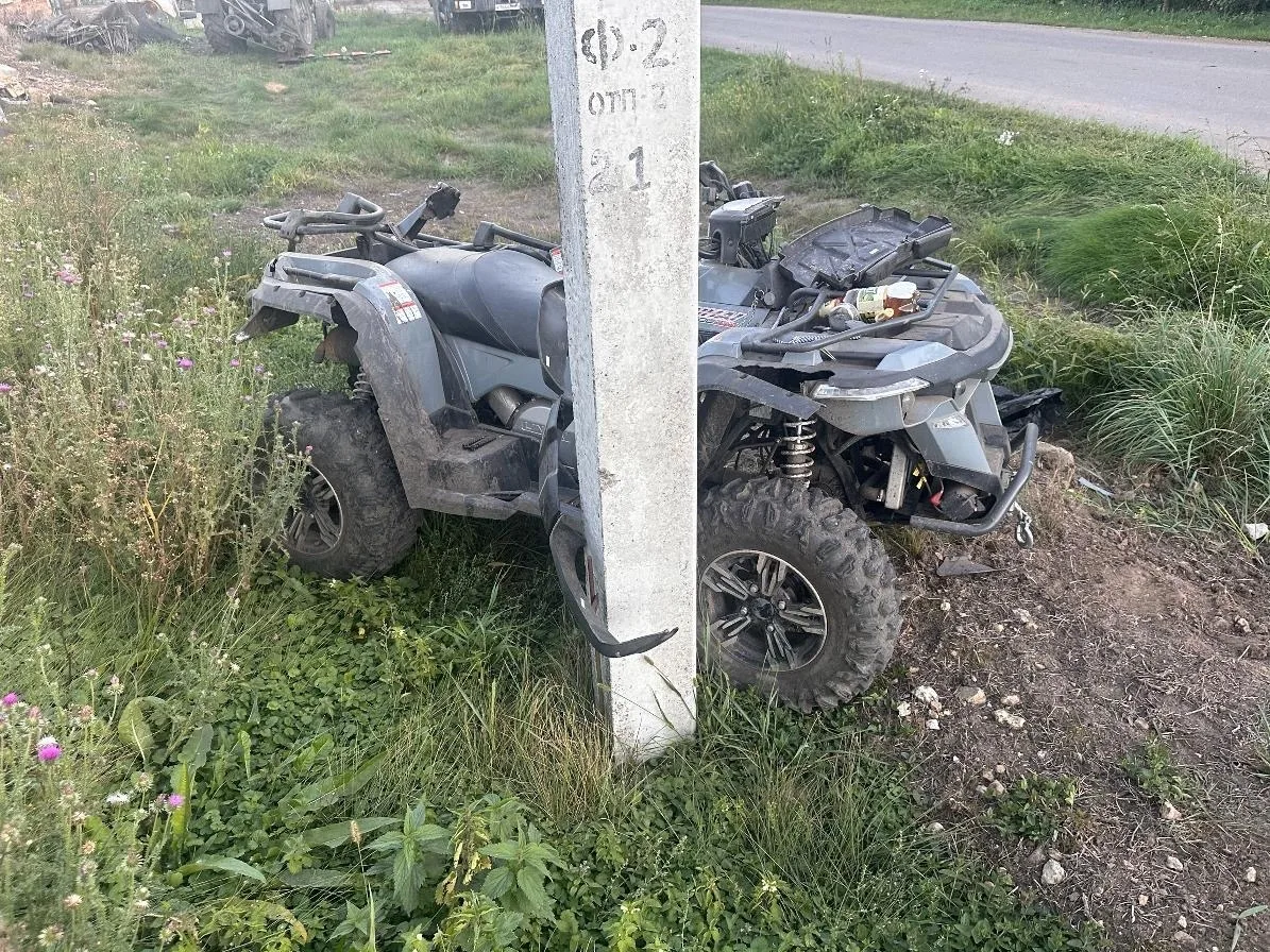 В Новодеревеньковском районе в ДТП попал водитель без прав на транспорте без номеров