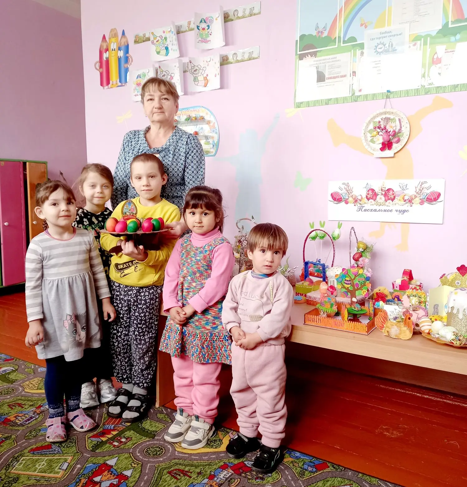 В нашем детском саду прошла творческая мастерская, посвящённая светлому празднику Пасхи...