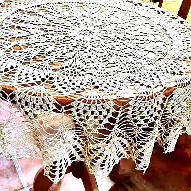 Скатерть крючком