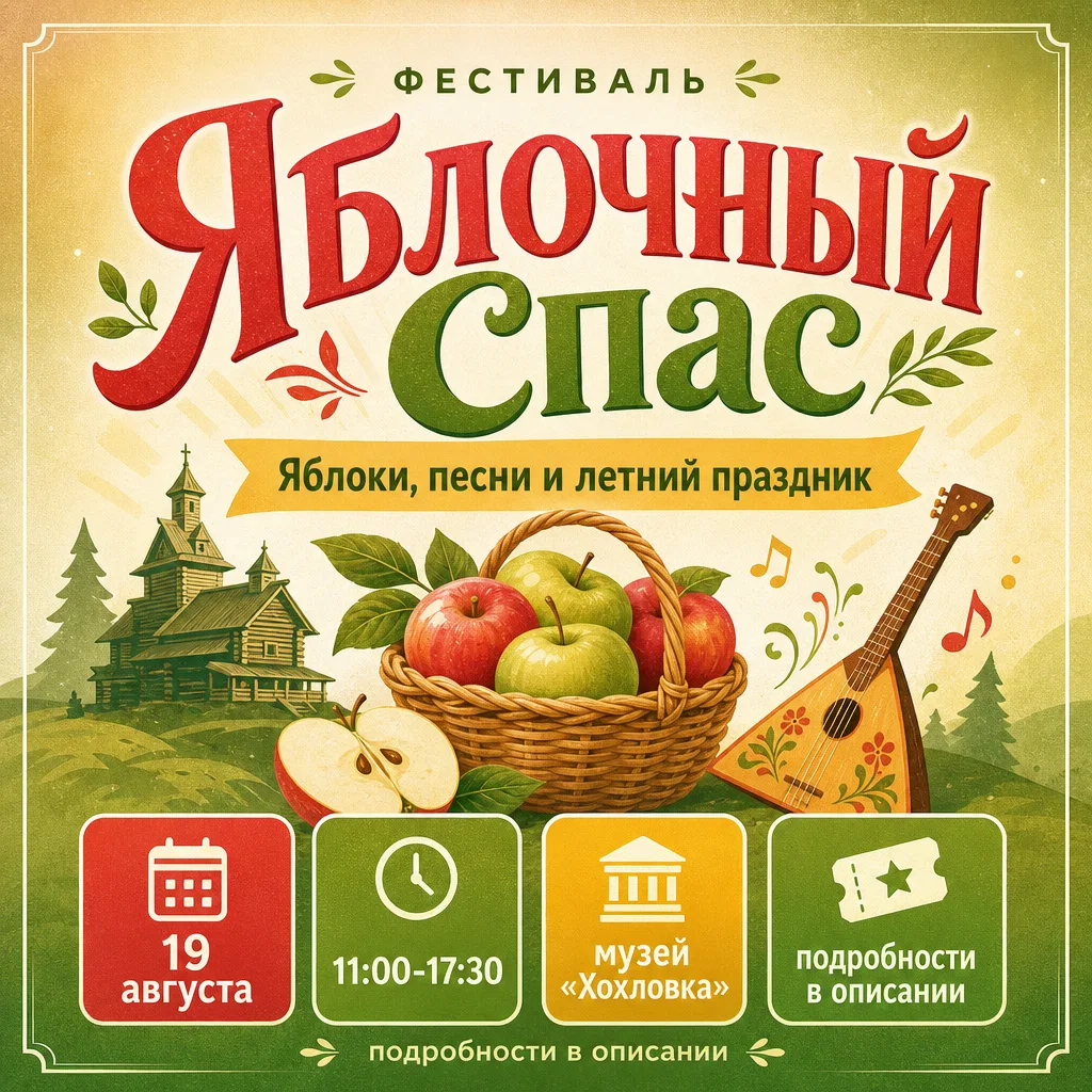 Праздник Яблочный Спас в «Хохловке»