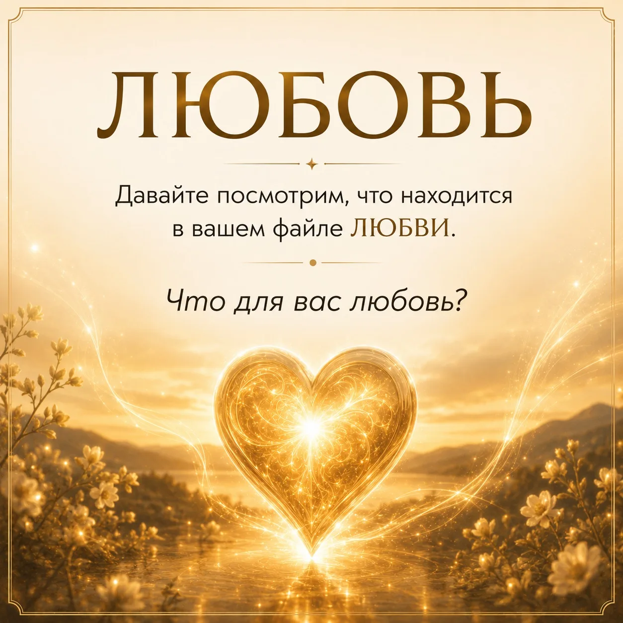 Что для вас любовь?