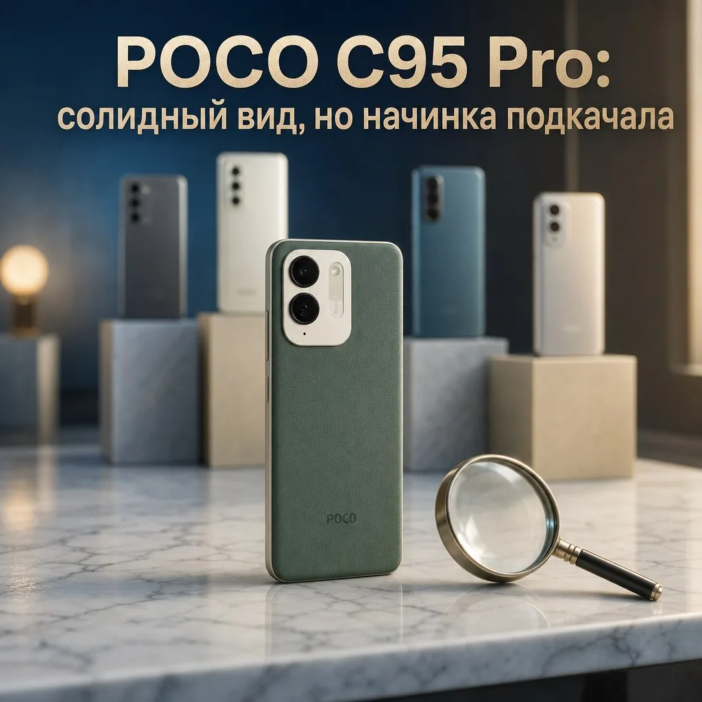Взял POCO C95 Pro за 12 500, и на вид прям солидный аппарат. А потом выяснилось, что па...