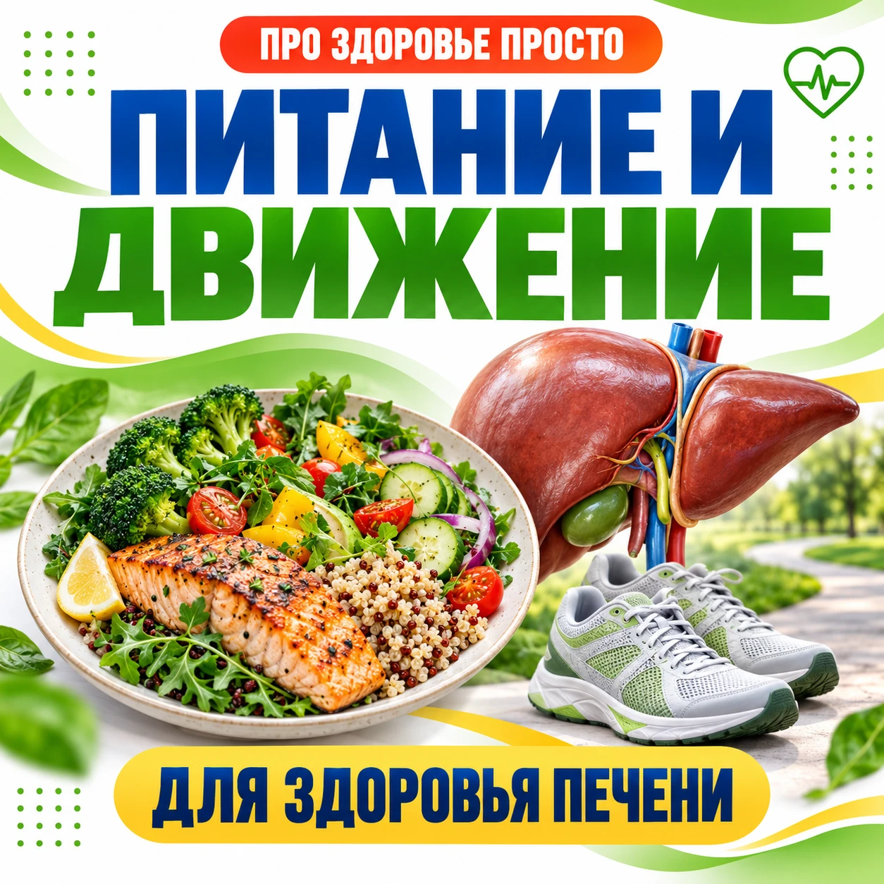 🥗 Питание и движение для здоровья печени